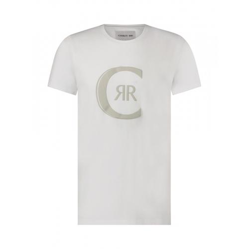 Cerruti 1881 T-Shirt Pour Homme Manches Courtes Arco Blanc