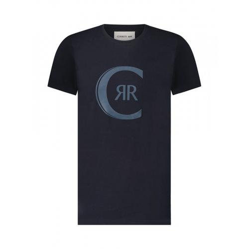 Cerruti 1881 T-Shirt Pour Homme Manches Courtes Arco Bleu Marine