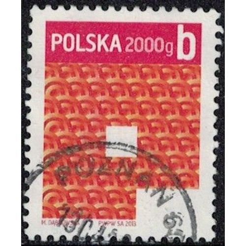 Pologne 2013 Oblitéré Used 2000g Catégorie B Y&t Pl 4316 Su