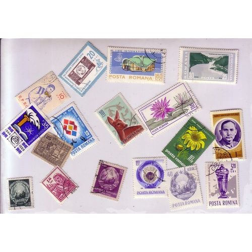 Roumanie , Lot De 17 Timbres Des Années 50 - 60