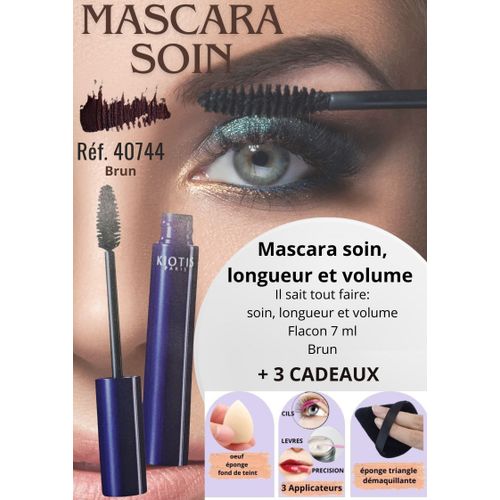 Mascara Brun Kiotis Soin, Longueur Et Volume De 7 Ml Marron