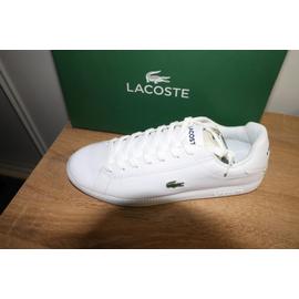 Chaussure Lacoste Homme cuir Blanche taille 43 Rakuten