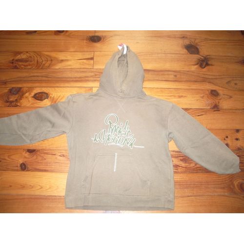 Sweat Pacific Motion Kaki 12ans À Capuche