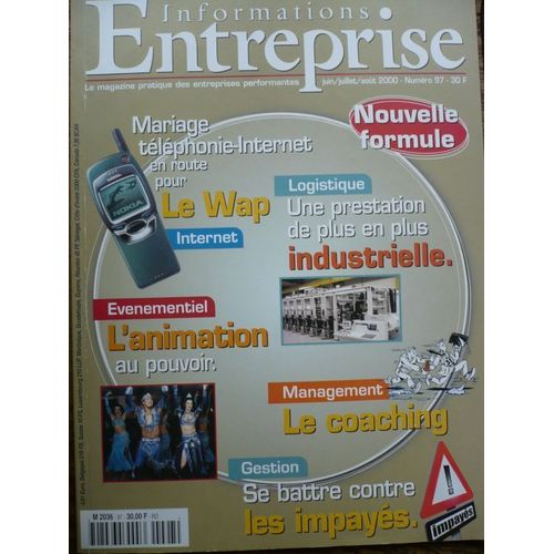 Informations Entreprises  N° 97 : L'animation Au Pouvoir - Le Coaching