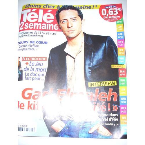 Tele 2 Semaines  N° 162 : Gad Elmaleh : "Je Kiffe La Célébrité!"