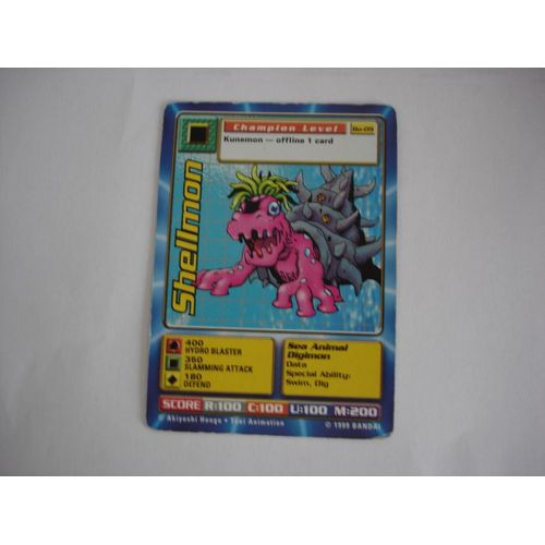 Shellmon-Carte Digimon
