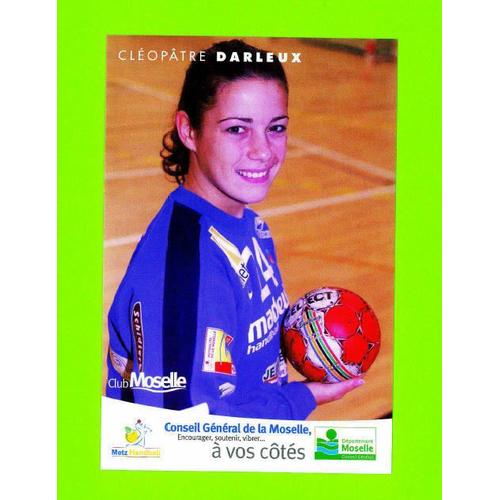 Carte Postale Postcard Metz Handball Cléopâtre Darleux Saison 2009 - 2010 France 10cm X 15cm