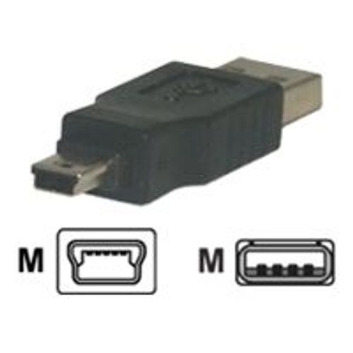 MCL Samar - Adaptateur USB - USB (M) pour mini USB type B (M)