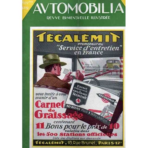 Automobilia  N° 300 : Tecalemit (Pub)