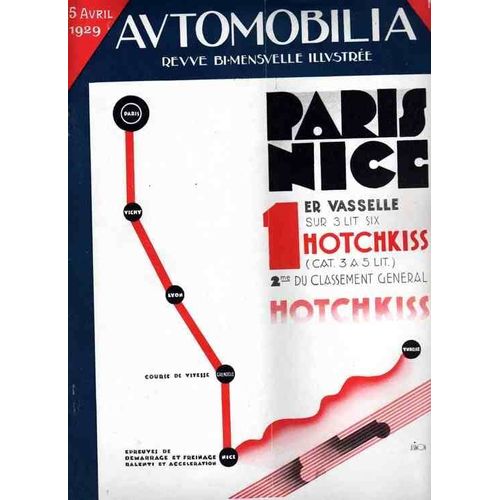 Automobilia  N° 286 : Paris Nice (Pub)