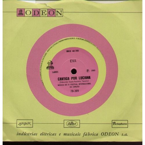 Cantiga Por Luciana (Edmundo Souto - Paulinho Tapajos)   /  Meu Mundo (Renato Correa)   (17 Cm)