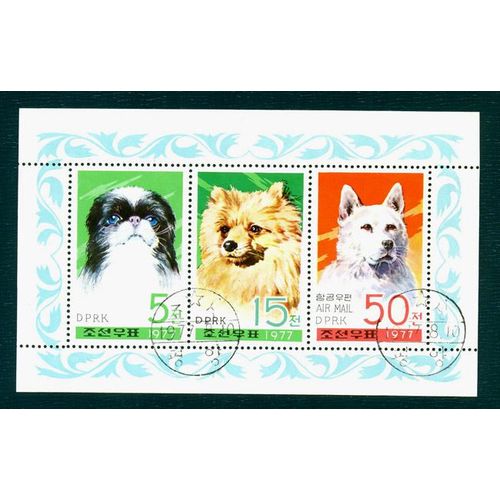 Coree Du Nord - Chiens  - 1977.