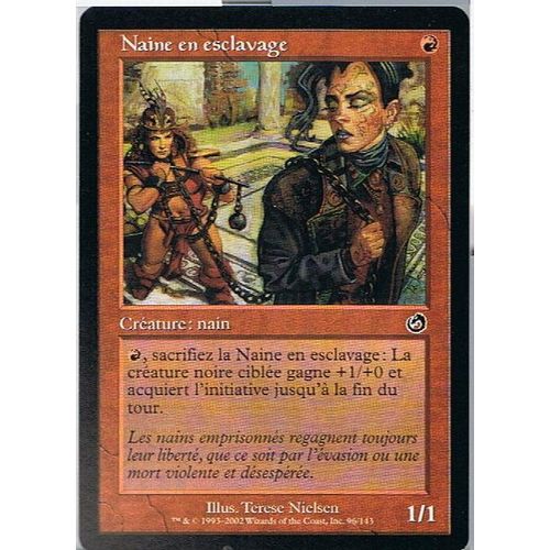 Naine En Esclavage  - Magic Mtg - Tourment 96 - C