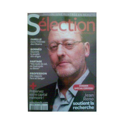 Sélection Reader's Digest - Septembre 2009  N° 750 : Jean Reno Soutient La Recherche