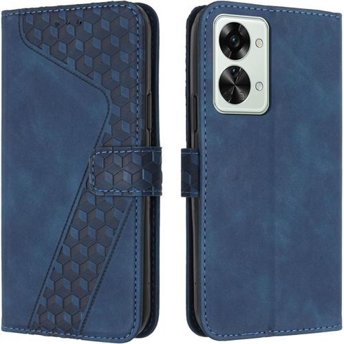 Coque Pour Oneplus Nord 2t 5g, ¿¿Tui Housse Protection En Cuir Pu [Pochette De Portefeuille] [Magn¿¿Tique], Antichoc Etui ¿¿ Rabat Pour Oneplus Nord 2t 5g (Bleu)