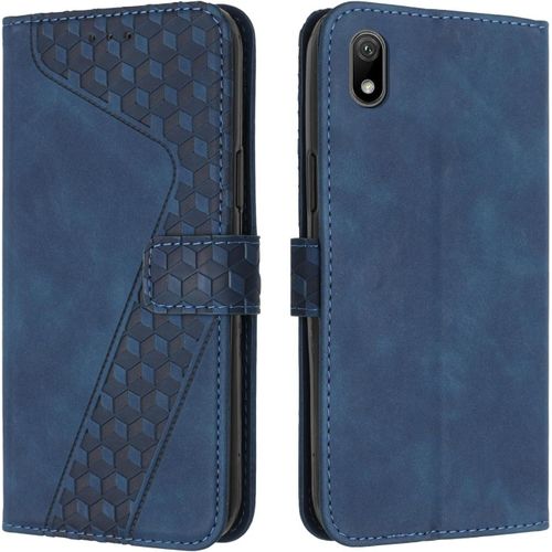 Coque Pour Huawei Y5 2019, ¿¿Tui Housse Protection En Cuir Pu [Pochette De Portefeuille] [Magn¿¿Tique], Antichoc Etui ¿¿ Rabat Pour Huawei Y5 2019 / Honor 8s (Bleu)