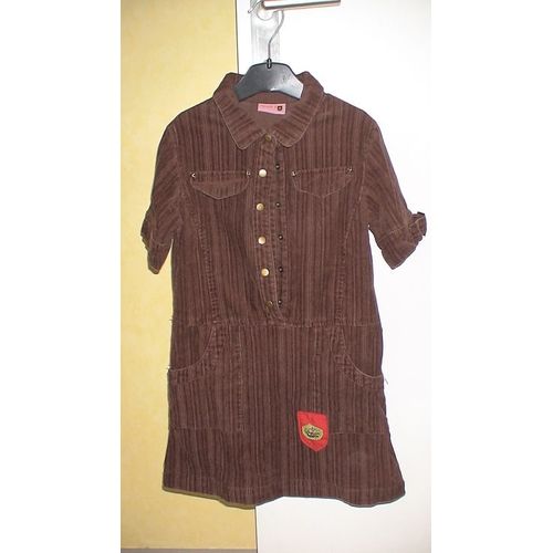Robe Dpam Velours Marron