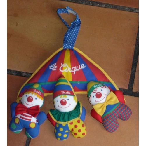 Corolle "Le Cirque" Peluche Clown À Accrocher