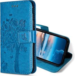 Coque Pour Realme 7 Pro, Etui Protection Housse Premium En Cuir Pu, Antichoc ¿¿Tui ¿¿ Rabat Portefeuille Flip Case Pour Realme 7 Pro (Bleu)
