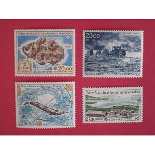 Taaf 1996  Poste Aérienne - Série Complète (Yvert 137 À 140)