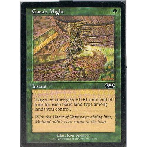 Gaea¿S Might ( Puissance De Gaia ) - Magic Mtg - Planeshift Vo 81 - C