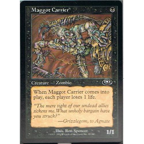 Maggot Carrier ( Propagateur De Vermine ) - Magic Mtg - Planeshift Vo 45 - C