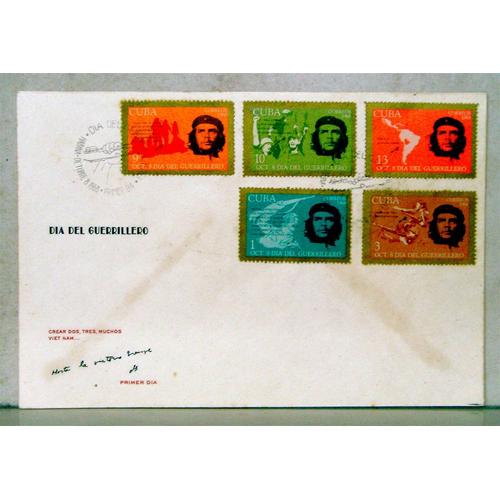 Dia Del Guerrillero Che Guevara Cuba Enveloppe Collection