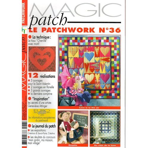 Magic Patch Le Patchwork  N° 36 : Le Tissu "Chenille"