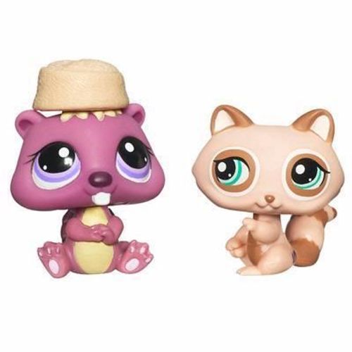 Petshop Duo #1409 #1410 - Raton Laveur Et Castor