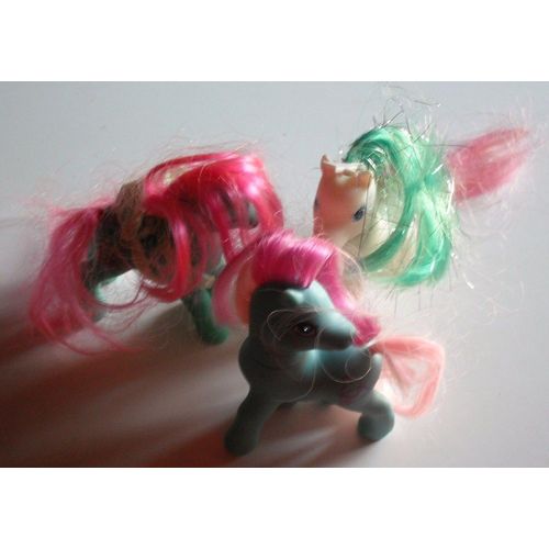 Lot De 3 Petits Poneys Hasbro