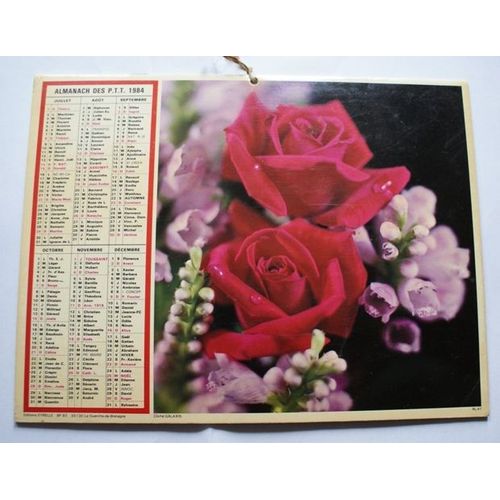 Almanach Des Ptt 1984