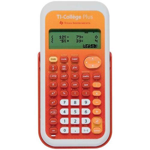 Promo Calculatrice scientifique ti-collège plus solaire texas intruments  chez E.Leclerc