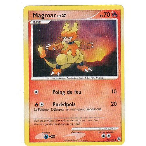 Carte Pokemon ( Magmar 93/132 )