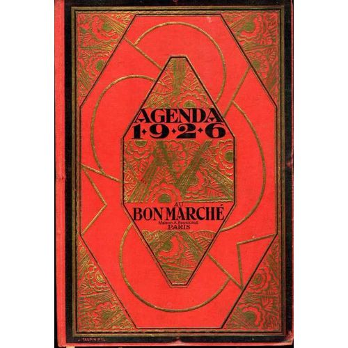Agenda 1926, Au Bon Marche, Maison A. Boucicaut, Paris