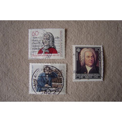 3 Timbres Musiciens Celebres
