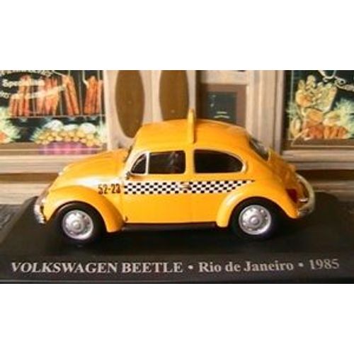 Volkswagen Beetle Taxi Rio De Janeiro 1985 1/43 Brazil Ixo Altaya-Ixo