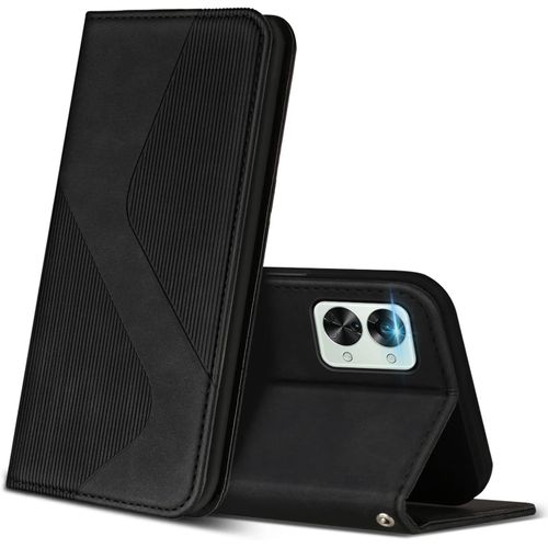 Coque Pour Oneplus Nord 2t 5g, Premium ¿¿Tui Housse En Cuir De Protection Avec [Emplacements Cartes] [Magnetique], Clapet Folio Portefeuille Pour Oneplus Nord 2t 5g (Noir)