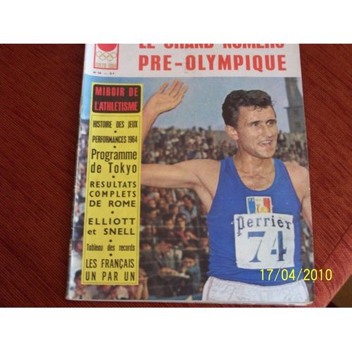 Miroir De L' Athlétisme   N° 10 : Tokyo 1964 Le Grand Numéro Pré-Olympique