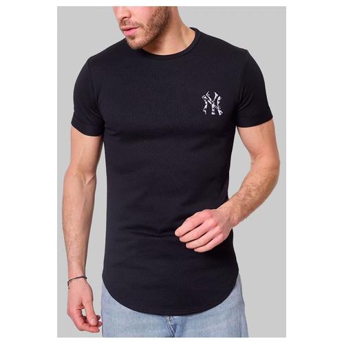 T-Shirt À Motifs Noir Homme