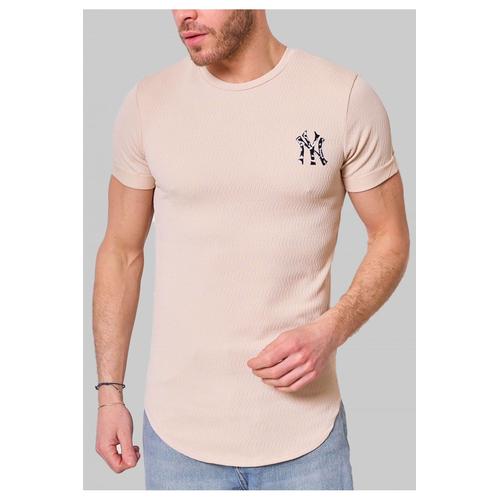 T-Shirt À Motifs Beige Homme