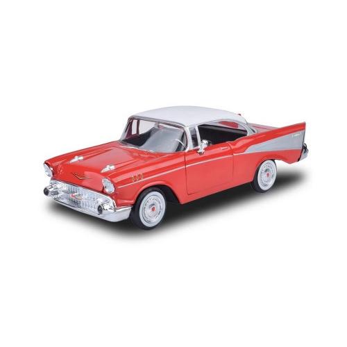 Chevrolet Bel Air Convertible Rouge 1955 1/18 Motormax