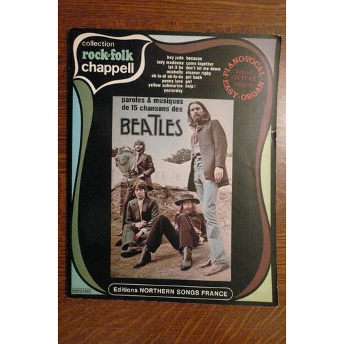 Paroles & Musique De 15 Chansons Des Beatles