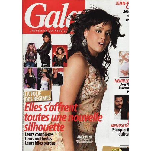 Gala / 25-04-2007  N° 724 : Amel Bent (1p) Madonna (2p) Eva Longoria (1p) Jennifer Lopez (3p) Tokio Hotel (2p) Mélissa Theuriau / Jamel (2p) Matthew Fox (1p) Keith Urban (2p) David Hallyday (8p)
