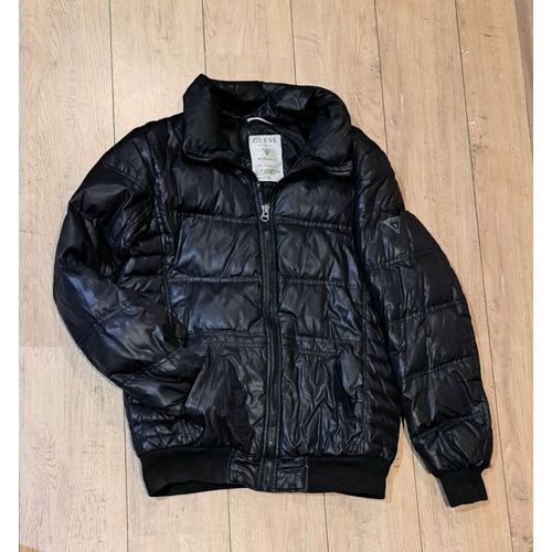 Blouson Guess Doudoune Noir Homme M Officiel En Duvet Veste Chaude Manteau - Envoi Très Rapide Et Soigne.