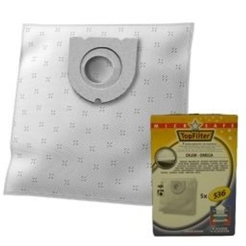 5 Sacs Aspirateurs Réf 67536 Pour Elcotec Optimo 7407