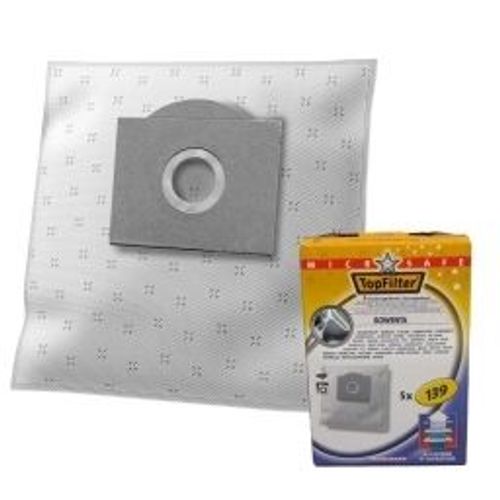 5 Sacs Aspirateurs Réf 67139 Pour Delonghi Xtl 135 E