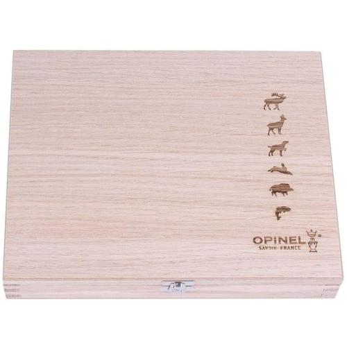 Opinel 92342 Coffret 6 Couteaux 11 Cm Bois Chêne