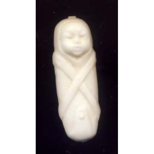 Fève Blanche En Plastique Jésus