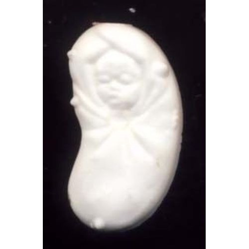 Fève Blanche En Plastique Jésus