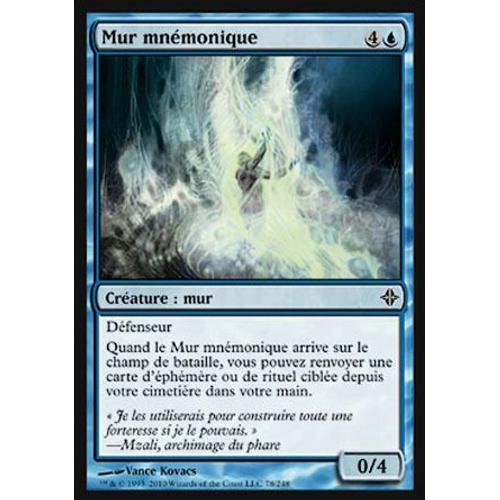 Mur Mnémonique - Magic Mtg - L'ascension Des Eldrazi 78 - C